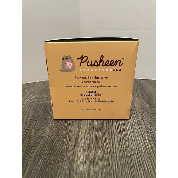 Pusheen Cat And Stormy Salt Pepper Shaker‎ Set Box Exclusive Pizza Burger NEW - Picture 3 of 4